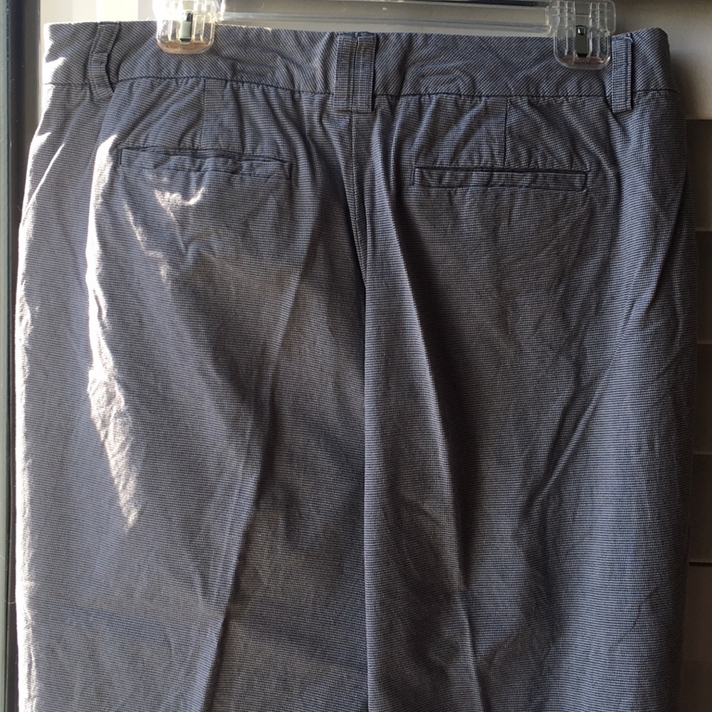 Talbots Gray Micro Houndstooth Stretch Cotton Pant - image 4